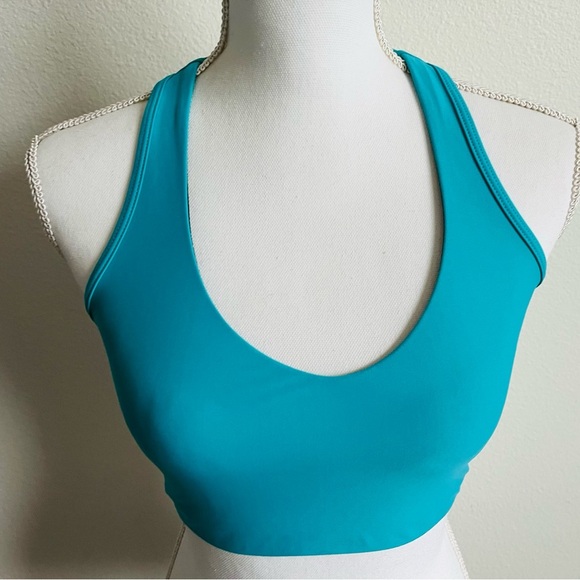 Teal Racerback Sports Bra Onzie S/M - Picture 2 of 9
